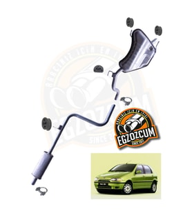 Fiat Palio 1.4 / 1.6 Uyumlu komple egzoz takımı susturucu eksoz 2001 ve sonrası