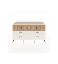 Kronos Konsol 2 Raflı 4 Çekmeceli 4 Kapaklı 176x59x99 Aytaşı-Çam/Aytaşı