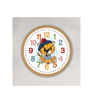 bilge Tasarım Çocuk odası Duvar Saati 30 x 30 CM (Çok Renkli)
