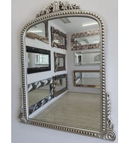 Ayna Denizi Lady Silver Model Gümüş Renk Dekoratif Ayna