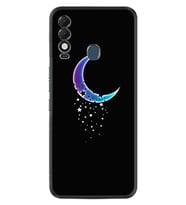 Tecno Spark 8T Kılıf Resimli Desenli Silikon Platinium Series Moon Star 1851