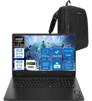 Hp Omen 17-DB1015NT Amd Ryzen Aı 7 350 32GB Ddr5 8tb SSD RTX5060 8gb Gddr7 17.3 Inç Fullhd (1920 x 1080) 144Hz 7ms 300NITS IPS Freedos Taşınabilir Bilgisayar C2EZ5EAF18 + Zetta Çanta