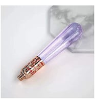 Mum Mühür Sapı Akrilik Pembe Mavi Mor Amber Metal İşlemeli Mor