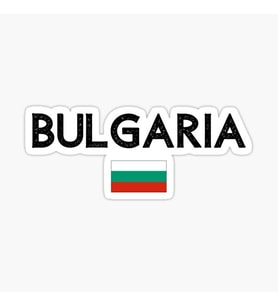 Bulgaristan - Bulgaristan Bayrağı Çıkartması 19CM Araba oto