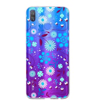 Huawei Y9 2019 Uyumlu Kapak Flowers Tasarımlı Şeffaf Silikon Kılıf