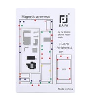 JIAFA JF-870 iPhone 11 6.1 İnc Mıknatıslı Çalışma Hasırı Vida Gostergeli-(5 - HPSBYI1167-9