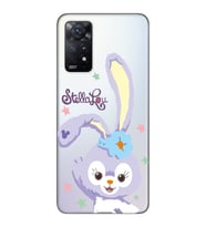 Xiaomi Redmi Note 11 PRO Uyumlu Sevimli Tavşan Tasarımlı Şeffaf Telefon Kılıfı