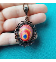 El yapımı, Ebrulu bakır kolye