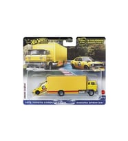 Hot Wheels Premium Team Transport 1972 Toyota Corolla Levin / Sakura Sprinter #75