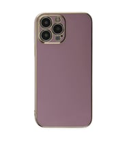 Apple İphone 15 Pro Max Kılıf Volet Silikon - Mor
