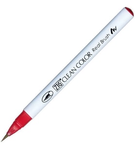 Zig Clean Color Real Brush Fırça Uçlu Marker Kalem 029 Geranium Red 