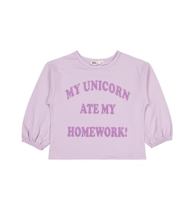 Civil Girls My Unicorn Baskılı 2-5 Yaş Sweatshirt - Lila