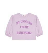 Civil Girls My Unicorn Baskılı 2-5 Yaş Sweatshirt - Lila