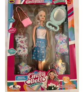 Cindy Doll Oyuncak Bebek 4 Yedek Elbiseli 30 Cm Model Bebek M (Çok Renkli)