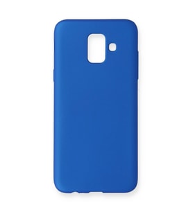 Samsung Galaxy A6 2018 Kılıf First Silikon - Mavi