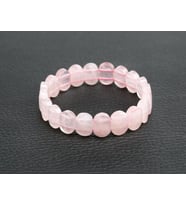 Orjinal Pembe Kuars Doğaltaş Bileklik ve Kutusu (Çok Renkli)