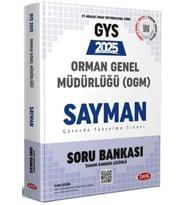 2025 GYS Orman Genel Müdürlüğü Sayman Soru Bankası Data Yayınları