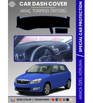 SKODA FABİA (2007-2014) Torpido Örtüsü Ön Göğüs Halı Torpido Koruma Birebir Uyum Kaymaz UV Koruma