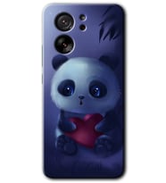 Xiaomi Mi 13T Pro Kılıf HD Desen Baskılı Arka Kapak - Bebek Panda