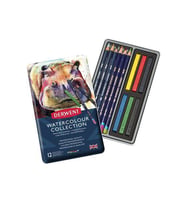 Derwent Watercolour Collection 12'li Metal Kutu 