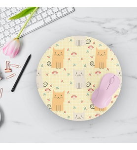 Kedi Figürlü Mouse Pad (Model 1)