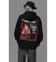 Monkey D. Luffy Karakter Baskılı Unisex Oversize Anime Hoodie