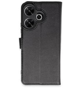 Redmi 13 4G Kılıf Trend S Plus Kapaklı Kılıf - Siyah