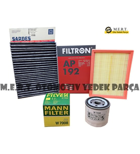 Ford Fusion 1.6 Benzinli Filtre Bakım Seti (2003-2010)