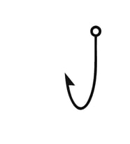 Fishing Hook Oto Sticker 20 Cm
