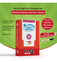 Kolay İngilizce Konuşturan Resimli Kelime Kartları