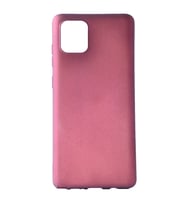 Samsung Galaxy A91 (S10 Lite) Uyumlu Kılıf Zore Premier Silikon Kapak (Mürdüm)