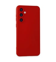 Samsung Galaxy S24 Kılıf Nano İçi Kadife Silikon - Kırmızı