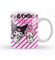 Sanrio Kuromi and My Melody Kupa Bardak Porselen
