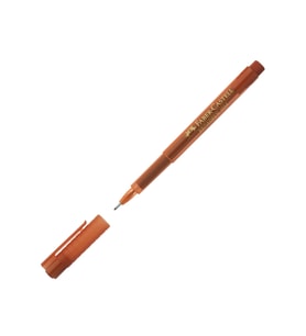 FABER CASTELL 1554 BROADPEN 0.8mm. KOYU KAHVERENGİ