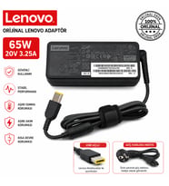 Orijinal Lenovo ideapad U330p Versiyon 80B0, 20267 Adaptör, Şarj Aleti Cihazı 65W