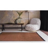Jassrug Saçaklı Dokuma Kilim 120x180 Ginger