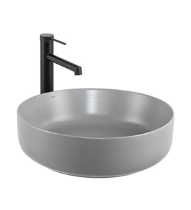 LENA TEZGAH ÜSTÜ LAVABO (MAT GRİ) E-W1201MG