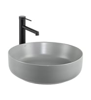 LENA TEZGAH ÜSTÜ LAVABO (MAT GRİ) E-W1201MG (Füme)