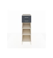 Kronos Dolap 2 Raflı 2 Çekmeceli 44x59x134 Aytaşı-Antrasit
