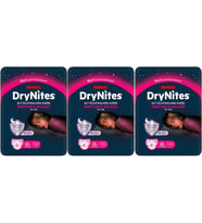 Drynites Emici Gece Külodu/Külot Bez Kız 13+ Yaş (48-60KG) X Large 27 Adet (3PK*9)