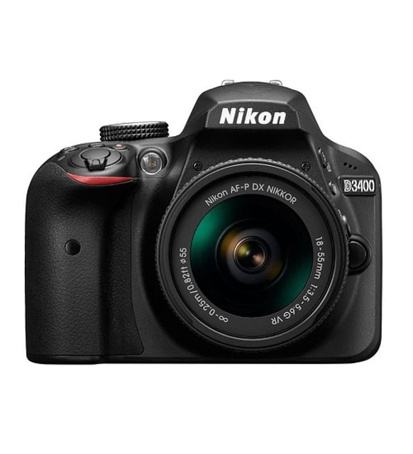 Nikon D3400 AF-P 18-55mm VR Lens 24.2 MP DSLR Fotoğraf Makinesi