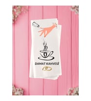 Damat Kahvesi Baskılı Konsept Peçete