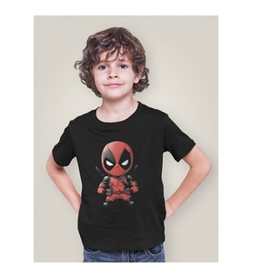 Deadpool Baskılı Unisex Film Çocuk Tişört (1-12 Yaş)