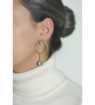 Kadir Jewellery 22 Ayar Altın Kaplama Kadın Sallantılı Küpe -El İşçiliği Ve Hipoalerjenik Küpe