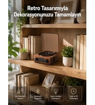 Dekoratif Gece Işıklı Bluetooth Hoparlör – Saatli Tasarım Yeni Nesil