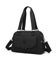 Krinkıl Kumaş Kadın Omuz Çantası Smart Bags 1122 Siyah