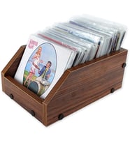 Ahşap 7" Plak Kasası (Ceviz)
