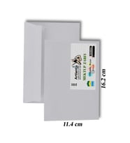 Mektup Zarfı Silikonlu 114x162 Mm 50 Adet 1 Paket Artlantis Cırtlı Beyaz Zarf Takı Zarfı Düğün Para Zarfı