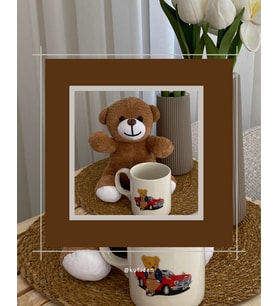 Ayıcık Set , Kahve Ayıcık, Ayıcıklı Kupa Bardak, Kupa Bardak