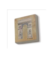 Zafer Takı (Arc de Triomphe) Baskılı Taş Magnet 5X5